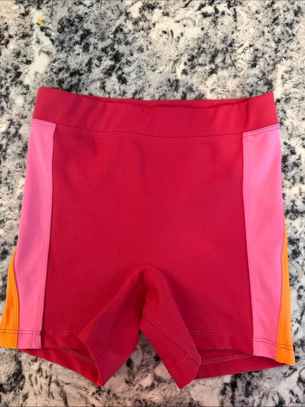 Five The Label Pink and Orange Shorts. Youth XL.